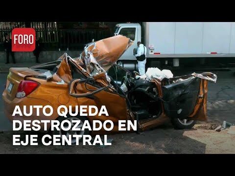 Accidente en Eje Central Hoy