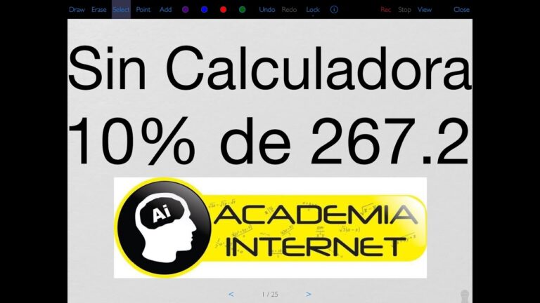 C&aacute;lculo del 10% de 5000