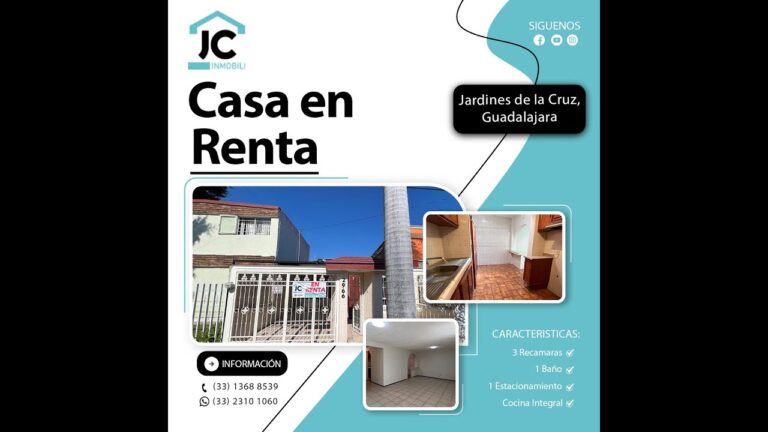 Alquiler de casas en Jardines de la Cruz, Guadalajara
