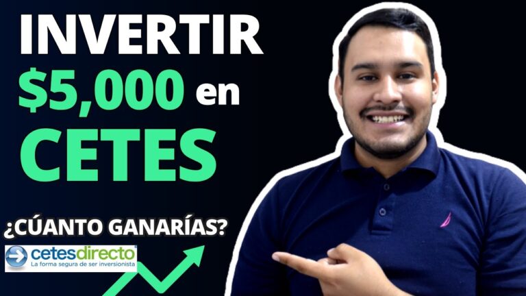 Calcula tu ganancia al invertir 5000 pesos en CETES