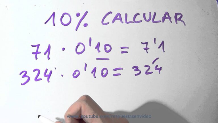 Calculo del 10% de 10,000