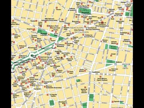 Mapa de la Alcald&iacute;a Venustiano Carranza con Nombres de Calles