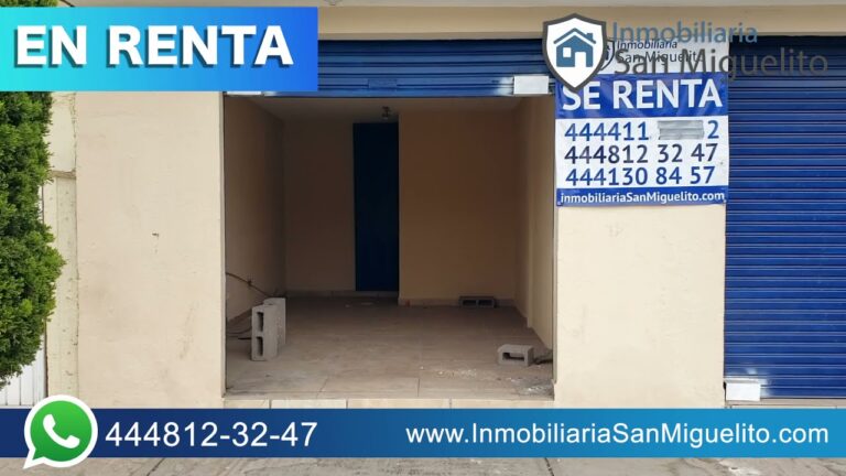 Gu&iacute;a para la Renta de Locales en SLP