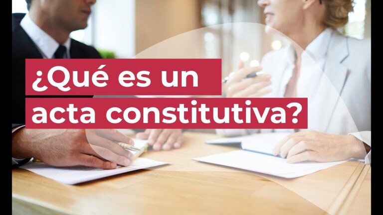 D&oacute;nde encontrar al representante legal en el acta constitutiva