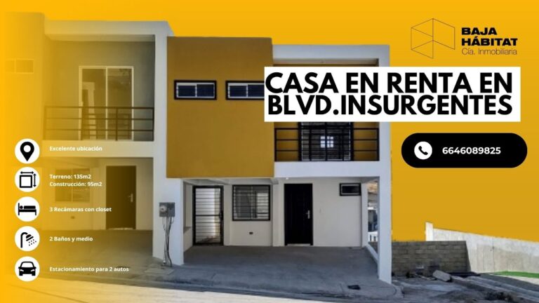 Gu&iacute;a para encontrar casas en renta en Insurgentes, Tijuana