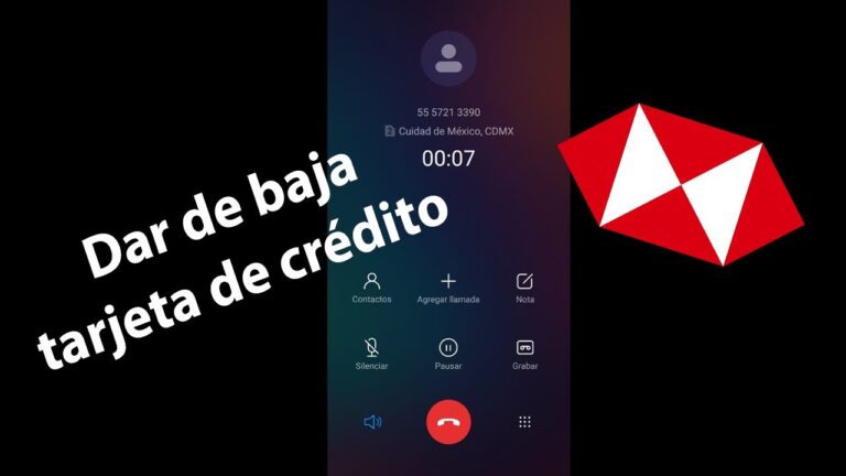 Cómo dar de baja tu tarjeta de crédito HSBC de manera sencilla