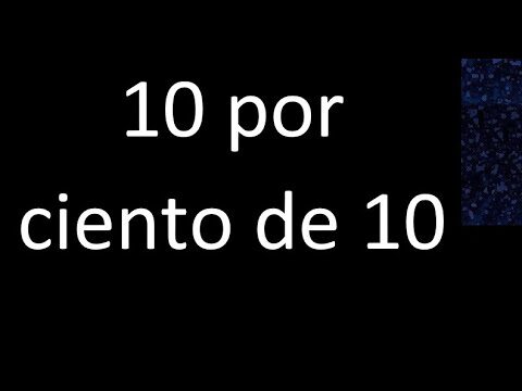 Calculando el 10% de 10,000