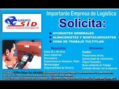 Oportunidades de Trabajo en Tultitlán de Lunes a Viernes Sin Experiencia