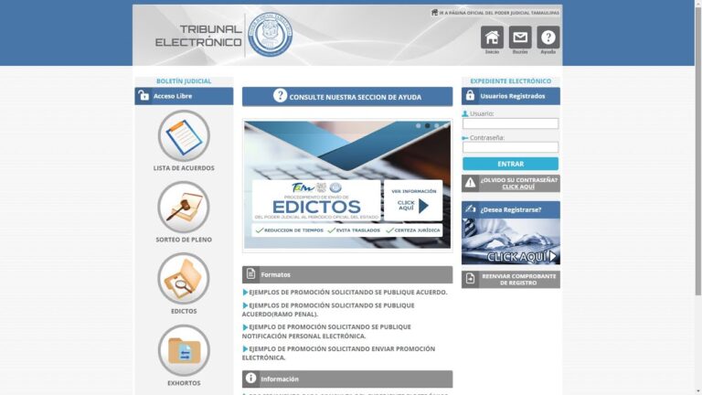 Directorio de Juzgados de Distrito en Tamaulipas