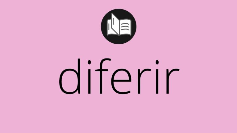 Diferir: Definici&oacute;n y Uso en Contexto