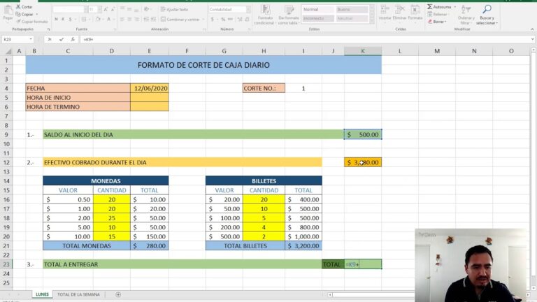 Optimiza tu corte de caja con Excel | Actualizado octubre 2026