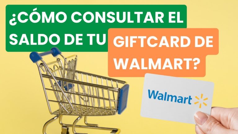 C&oacute;mo verificar el saldo de tu tarjeta Walmart