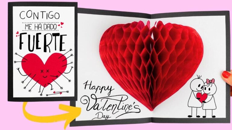 Ideas Creativas para Tarejtas de San Valentín