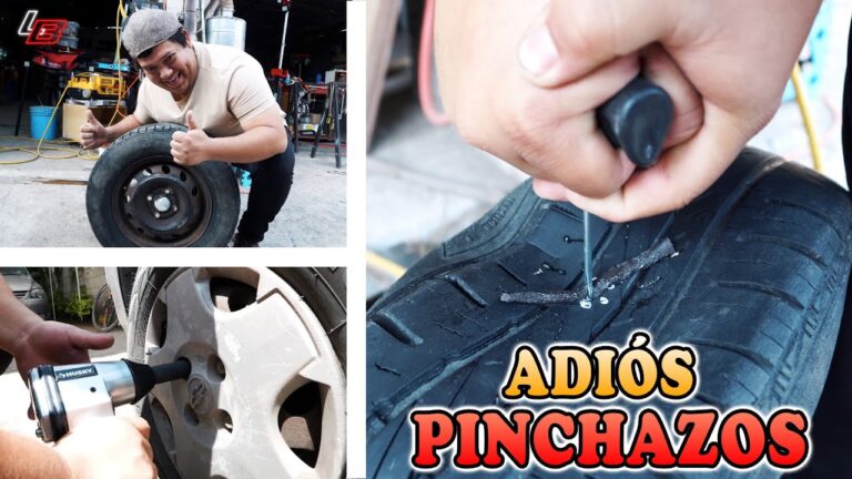 D&oacute;nde reparar llantas ponchadas cerca de m&iacute;