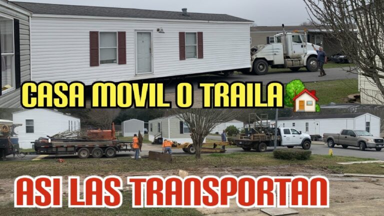 Costo de mover una casa móvil: ¿Cuánto se paga?