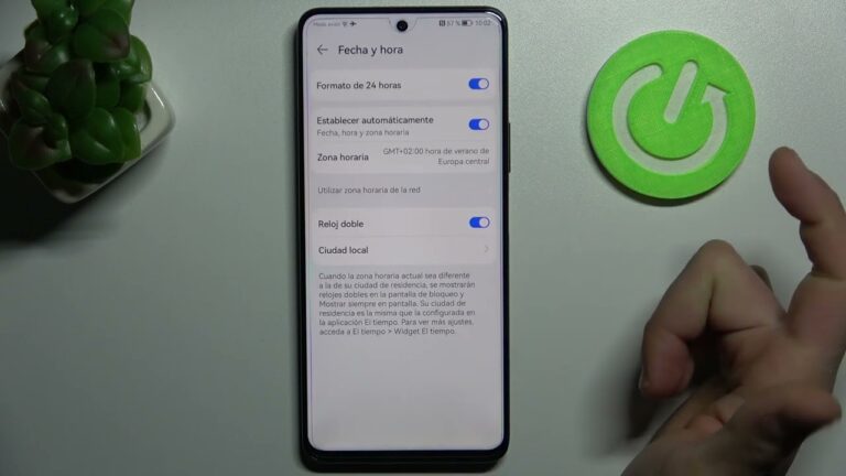 C&oacute;mo ajustar la hora en un Huawei