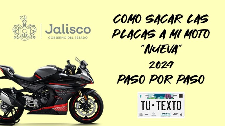 Costo de placas para moto: todo lo que necesitas saber