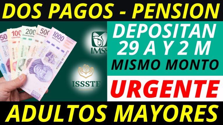 Pago de pensi&oacute;n IMSS: Lo que debes saber en mayo