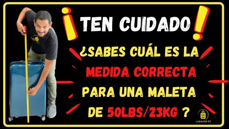 Dimensiones de una Maleta de 50 Libras