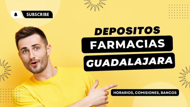 Horarios de Depósitos en Farmacias de Guadalajara