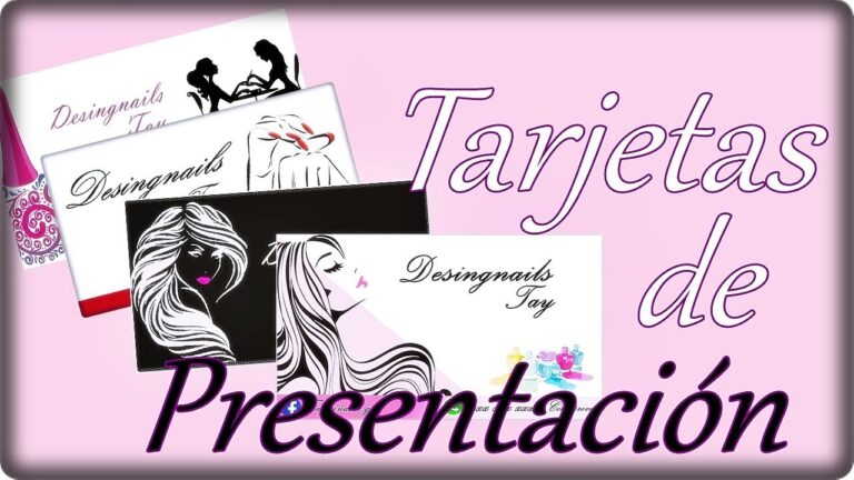 Creativas Ideas para Tarjetas de Presentación de Uñas
