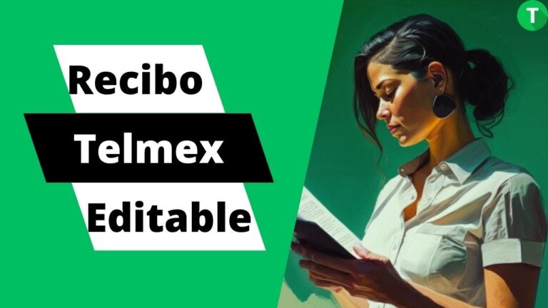 Gu&iacute;a para Editar Recibo Telmex Eficazmente