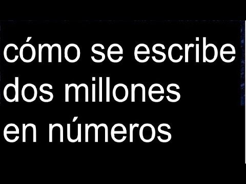 C&oacute;mo escribir medio mill&oacute;n en n&uacute;meros