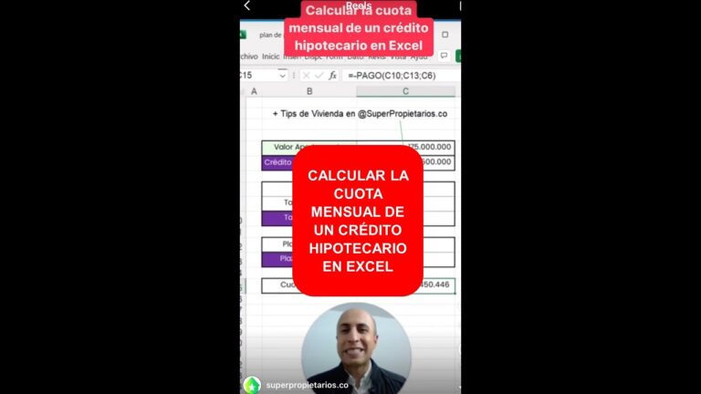 F&oacute;rmula Efectiva para Calcular Cr&eacute;dito Hipotecario