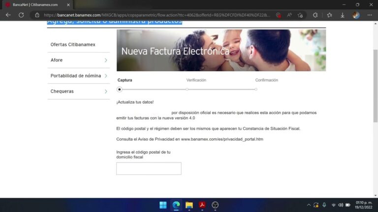 Optimizaci&oacute;n de la Facturaci&oacute;n Banamex: Gu&iacute;a Pr&aacute;ctica