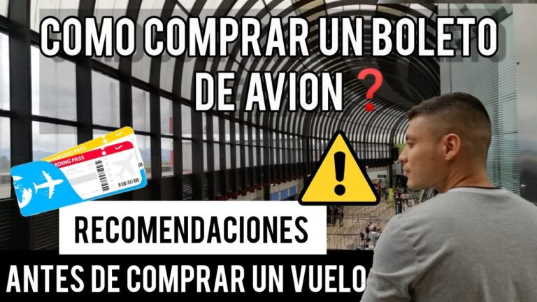 Guía para Comprar Pasajes de Avión al Viajar
