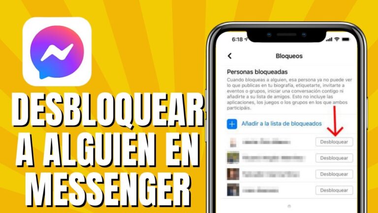 Guía para desbloquear a alguien en Messenger