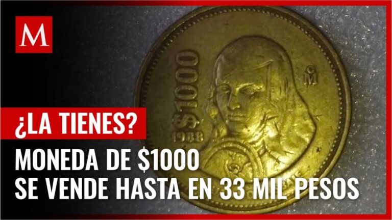 Valor Actual de la Moneda de 1000 Pesos Mexicanos de 1988