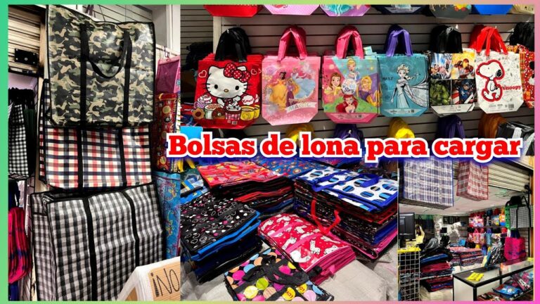 Beneficios de las Bolsas de Lona