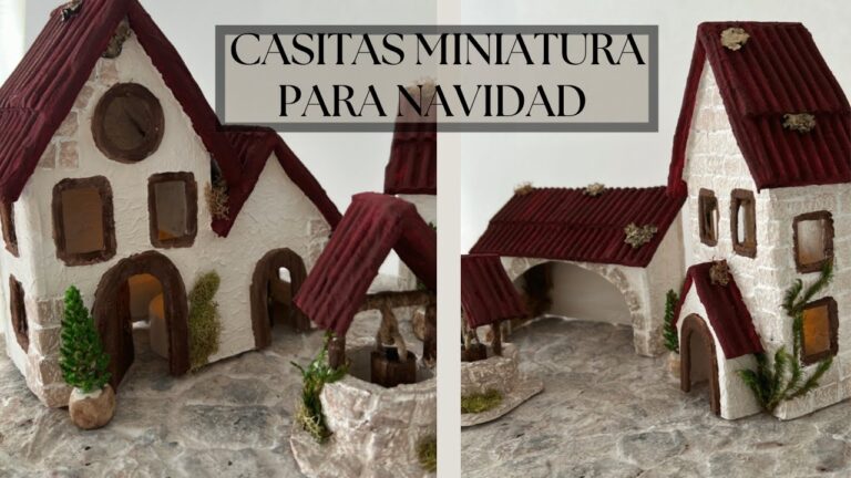 Casitas de Cartón para Nacimientos: Creatividad y Sostenibilidad