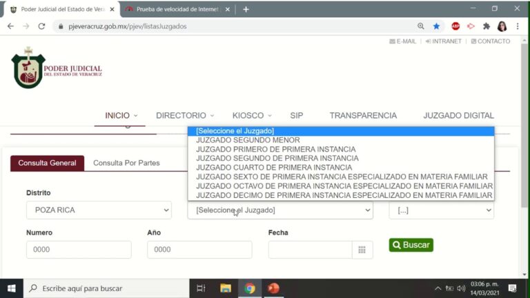 Gu&iacute;a Completa del Directorio del Poder Judicial del Estado de Veracruz