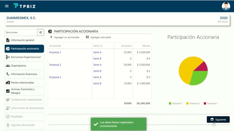 Optimizaci&oacute;n del Modelo de Estudio de Precios de Transferencia