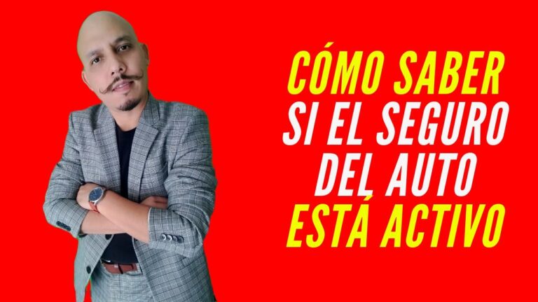 C&oacute;mo Verificar la Actividad de Tu Seguro de Auto