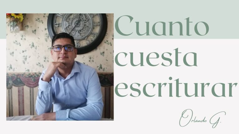 Costo de la escrituraci&oacute;n de una casa