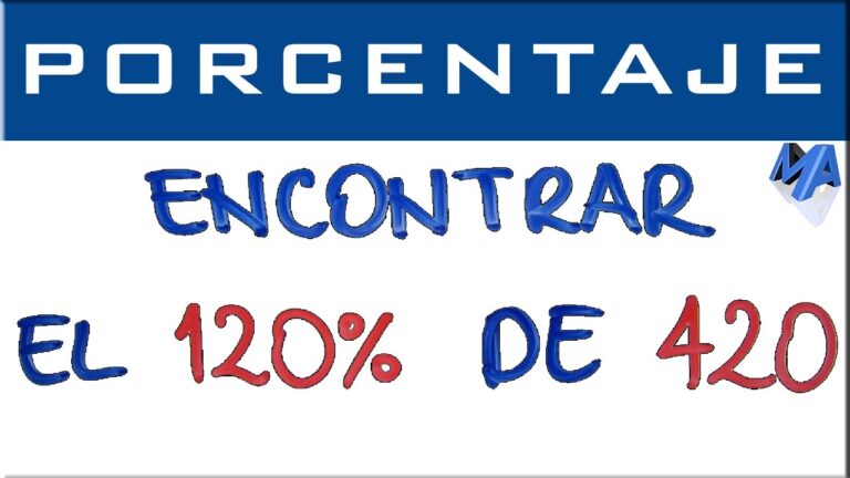 C&aacute;lculo del 5% de 6000