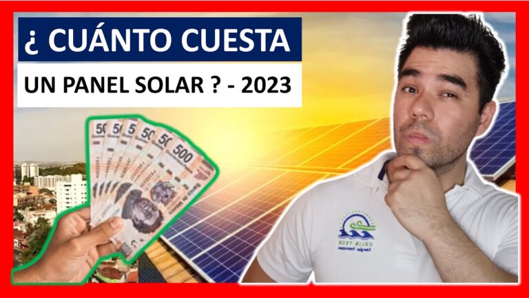 An&aacute;lisis del Precio de Paneles Solares en M&eacute;xico