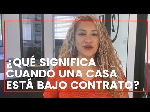 &iquest;Qu&eacute; significa pending en una casa en venta?